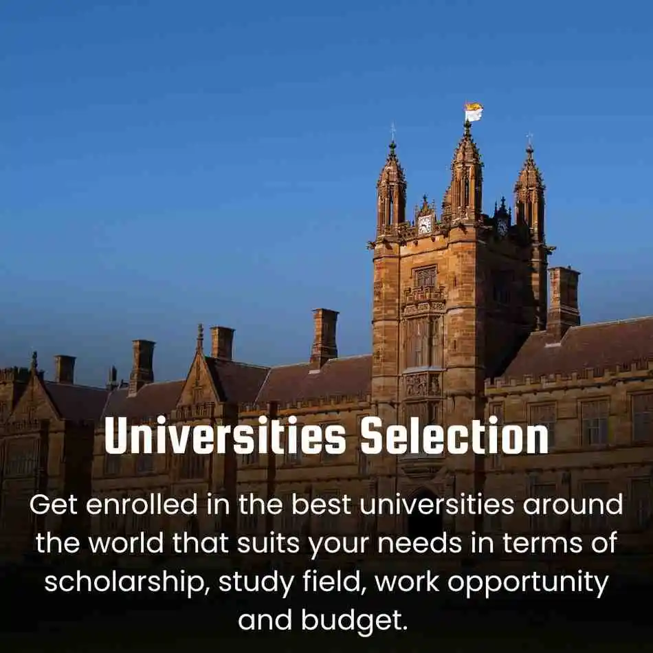 UNIVERSITIES SELECTION